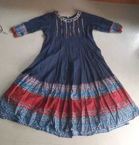 Kurti Long Tops - Umbrella Shape