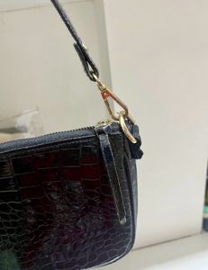 Black Baguette/shoulder Bag