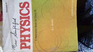 SL Arora Physics Volume 1 And 2