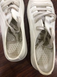 White Casual Shoes UK7