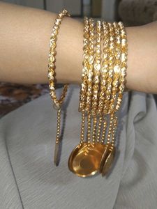 Gold-tone Bangle Set