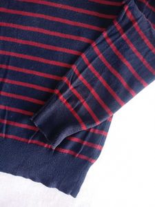 Navy &amp; Red Stripped Sweater