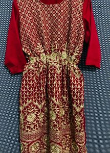Frock With Dupata