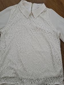 Off White Net Top