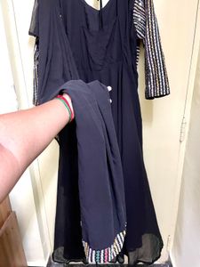 Striped Sequin Dress