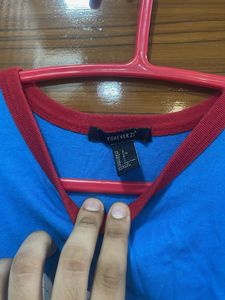 Forever21 Blue Tshirt