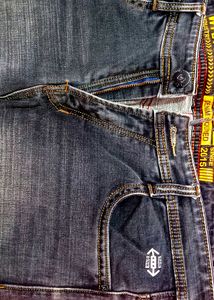 Stylish grey black denim Jeans