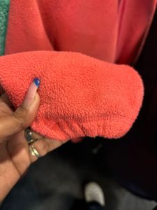 Coral Fleece Zip-Up Jacket