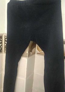 Navy Blue Cardigan And Black Trouser