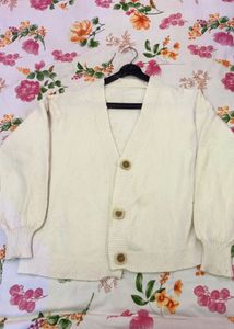 Classic Cream Cardigan