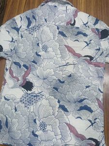 Floral Print Shirt Zudio Size- S