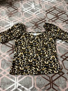 Animal Print Top