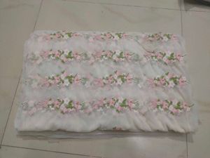 Floral Embroidered Tulle Fabric