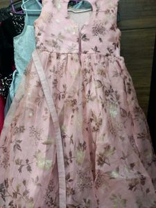 Pink Girls Gown