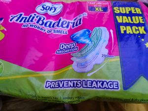 SOFY Antibacterial XL Sanitary Pads