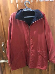 Reversible Red And Blue Jacket