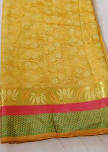 Yellow Floral Saree