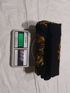 Embroidered Black Tunic Top