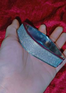 Sparkling Silver Bangle Bracelet