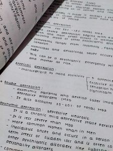Inshort, Aesthetic, Mental Health Nursing Notes ( Mania, Depression And Persistant Manic Disorder)