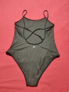 &#34;Women’s Black Swimwear – Size 42.