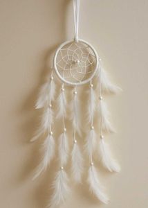 Lucky White Dream Catcher
