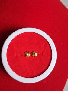 Gold Stud Earrings