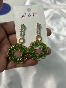 Brand New Green  Earrings