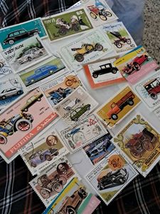 25 - CAR Theme Stamps