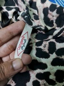 Animal Print Halter Neck Top 🐾🤎