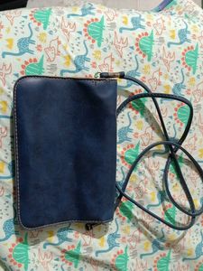 Price Drop Alert! Blue Solid Sling Bag