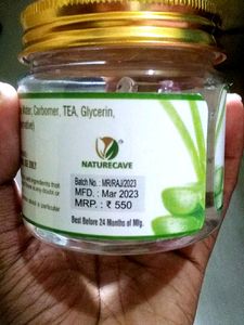 Nature Cave Transperant Aloevera Gel(Used)