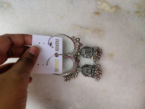 Oxidised Jhumkies