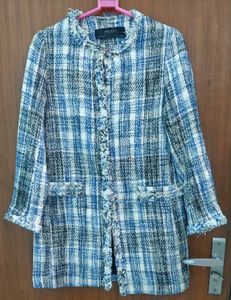 ZARA BASIC Tweed Style Jacket