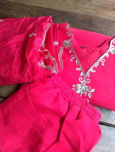 Elegant Pink Kurta Set