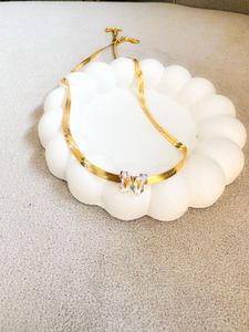 Butterfly Gold Herringbone Necklace
