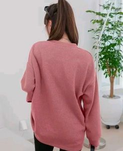 Pink Waffle Knit Henley Top