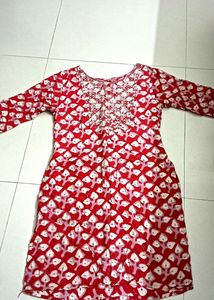 Beautiful Red kurti❤️