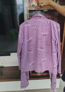 Cute Cat Print Pajama Set