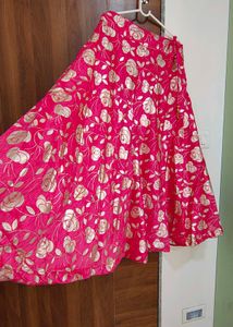 Red A Line Suit With Skirt Size 36 (Alterable)