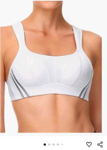 White Sports Bra