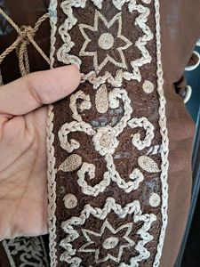 Gorgeous Georgette Ethnic Shrug Kashmiri Thread