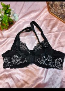 Elegant Black Lace Bra