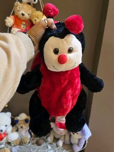 Ladybug Plush Backpack