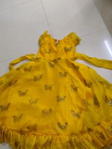 Yellow Butterfly Dress