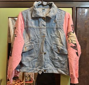 Korean Boxy Sleeves Denim Jacket