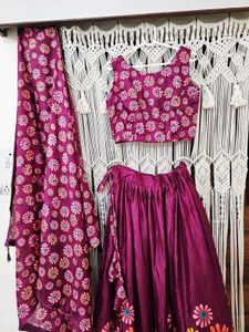 Floral Lehenga Choli Set