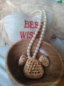 Pearl Necklace &amp; Earring Set
