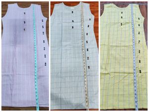 Combo of 3 Cut-sleeve Kurti For Summer