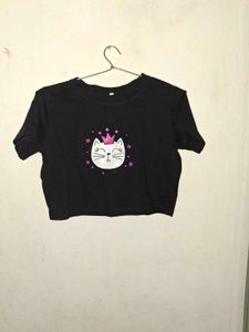 Black Crop Top
